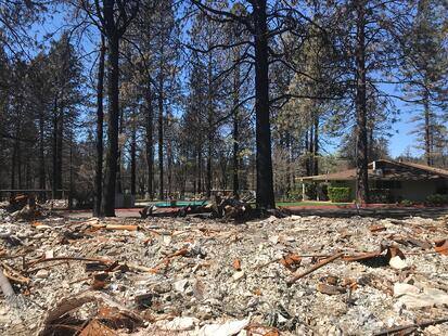 Villa Monterey camp fire 1